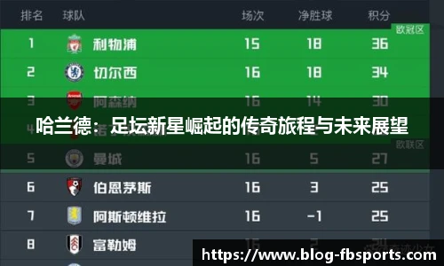 哈兰德:足坛新星崛起的传奇旅程与未来展望